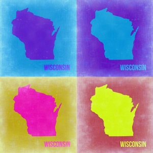 NAXART Studio - Wisconsin Pop Art Map 3