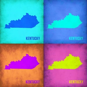 NAXART Studio - Kentucky Pop Art Map 1