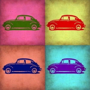 NAXART Studio - VW Beetle Pop Art 1