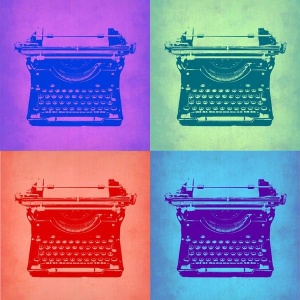 NAXART Studio - Vintage Typewriter Pop Art 2