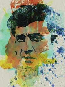 NAXART Studio - Johnny Cash Watercolor