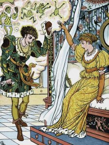 Walter Crane - Frog Prince - The Transformation