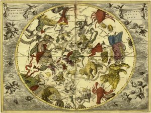 Andreas Cellarius - Maps of the Heavens: Planisphaerium Stellatum Boreale