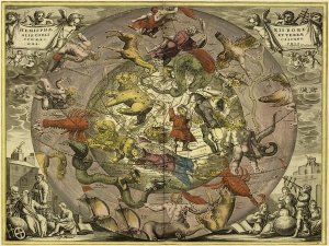 Andreas Cellarius - Maps of the Heavens: Hemisphaeriibore Alis Coelietterrae