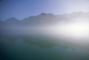 Tui De Roy - Kross Fjord in fog, Spitsbergen Island, Svalbard Archipelago, Norway