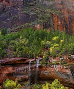 Tim Fitzharris - Cascades at Emerald Pools, Zion National Park, Utah