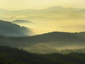 Tim Fitzharris - Shining Rock Wilderness from the Blue Ridge Parkway, North Carolina