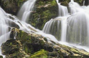 Gerry Ellis - Falls on north fork Sauk River, Mt Baker, Snoqualmie National Forest, Washington