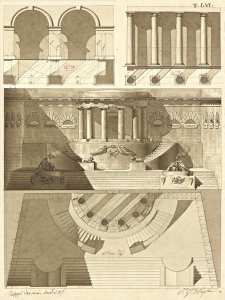 Giuseppe Vannini - Plate 56 for Elements of Civil Architecture, ca. 1818-1850