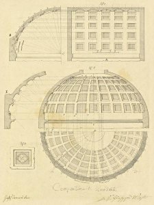 Giuseppe Vannini - Plate 42 for Elements of Civil Architecture, ca. 1818-1850