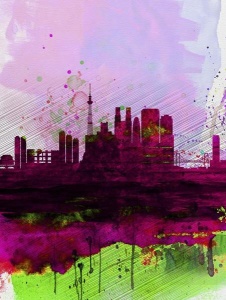 NAXART Studio - Tokyo Watercolor Skyline