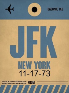 NAXART Studio - JFK New York Luggage Tag 2