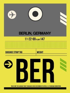 NAXART Studio - BER Berlin Luggage Tag 1