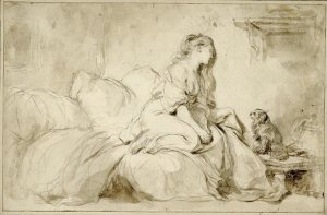 Jean-Honoré Fragonard - Oh! If Only He Were as Faithful to Me