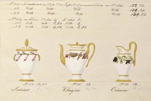 Honoré - Sucrier, chéyère et crêmier, ca. 1800-1820