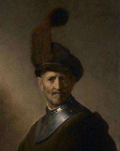 Rembrandt Harmensz van Rijn - An Old Man in Military Costume