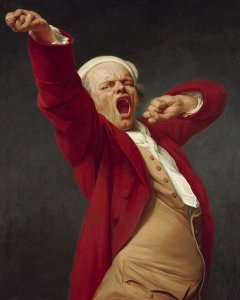 Joseph Ducreux - Self-Portrait, Yawning