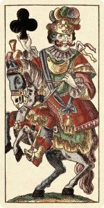 Andreas Benedictus Göbl - Knight of Clubs (Bauern Hochzeit Deck)