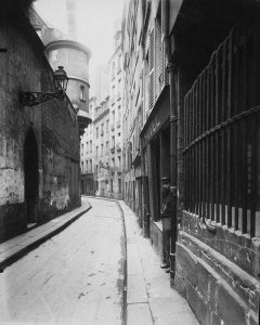 Eugène Atget - Paris, 1921 - Rue de l'Hôtel-de-Ville