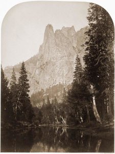 Carleton Watkins - Sentinel (View of the Valley) 3270 ft. Yosemite, California, 1861