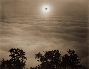 Carleton Watkins - Solar Eclipse from Santa Lucia Range, California, January 1, 1889