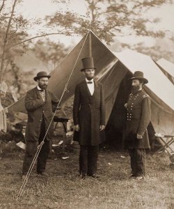 Alexander Gardner - President Lincoln on the Battlefield of Antietam, Maryland, October 2, 1862