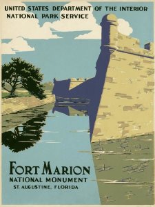 WPA - Fort Marion National Monument, St. Augustine, Florida, ca. 1938