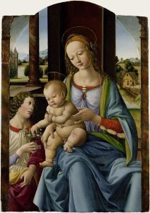 Studio of Lorenzo di Credi - Madonna and Child