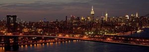 Richard Berenholtz - Midtown Manhattan and Williamsburg Bridge