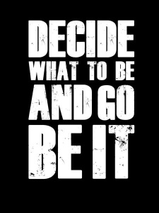 NAXART Studio - Be It Poster Black