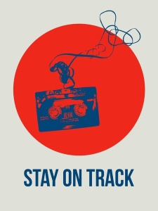 NAXART Studio - Stay On Track Circle Poster 1