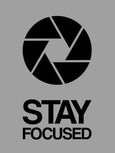 NAXART Studio - Stay Focused Circle Poster 3