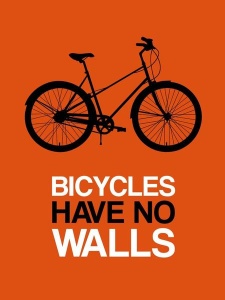 NAXART Studio - Bicycles Have No Walls Poster 1