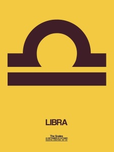 NAXART Studio - Libra Zodiac Sign Brown