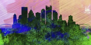 NAXART Studio - Pittsburgh City Skyline