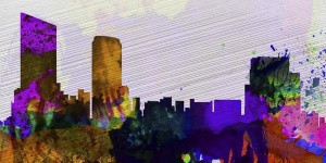 NAXART Studio - Grand Rapids City Skyline