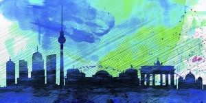 NAXART Studio - Berlin City Skyline