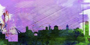 NAXART Studio - Dublin City Skyline