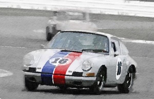 NAXART Studio - Porsche 911 Race in Monterey Watercolor