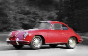 NAXART Studio - 1963 Porsche 356 C Watercolor