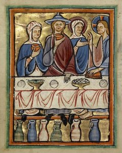 Unknown 12th Century English Illuminator - The Marriage at Cana