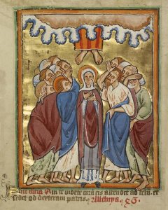 Unknown 12th Century English Illuminator - The Ascension