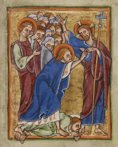 Unknown 12th Century English Illuminator - Doubting Thomas