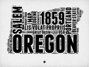 NAXART Studio - Oregon Word Cloud 1