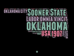 NAXART Studio - Oklahoma Word Cloud 1