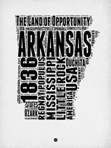 NAXART Studio - Arkansas Word Cloud 2