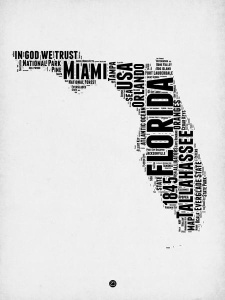 NAXART Studio - Florida Word Cloud 2