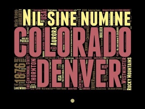 NAXART Studio - Denver Word Cloud 1