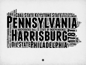 NAXART Studio - Pennsylvania Word Cloud 2