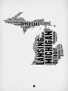 NAXART Studio - Michigan Word Cloud 2